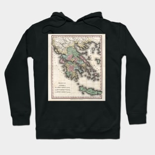 Map of Ancient Greece, 19th century (C029/1315) Hoodie